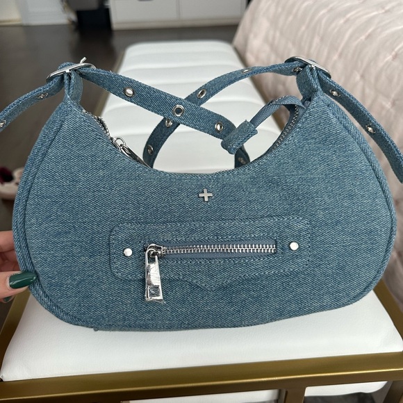 Denim Blue Crossbody Bag - Picture 1 of 5